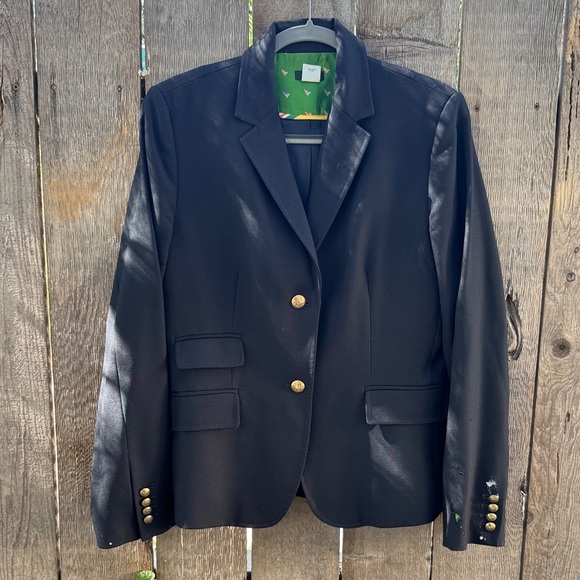 J. Crew Black Blazer with Gold Buttons - Picture 1 of 15